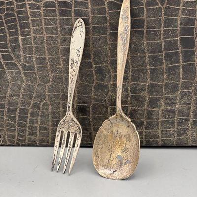 Small Sterling Fork & Spoon

