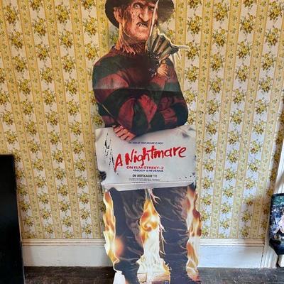 Nightmare On Elm Street 2 Original Promotional Cardboard Standup
