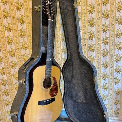 Gibson Epiphone PR 350-12 12-String Acoustic Guitar & Case
