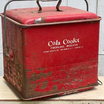 Vintage Poloron Cola Cooler
