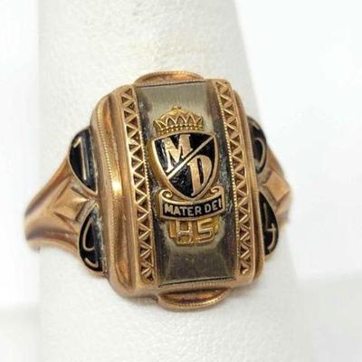 #802 â€¢ 10k Gold Class Ring, 6g
