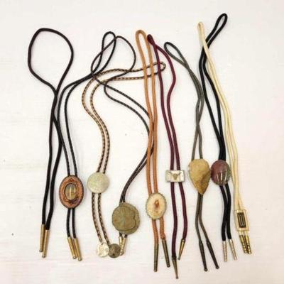 #1070 â€¢ (9) Bolo Ties