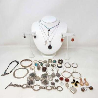 #928 â€¢ Sterling Silver Rings, Bracelets, Necklaces & Earrings