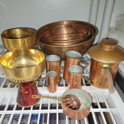 #2628 â€¢ Copper/Brass Kitchenware