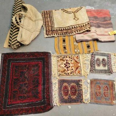 #2650 â€¢ Handwoven Bag, Rugs, and Pillow Cases