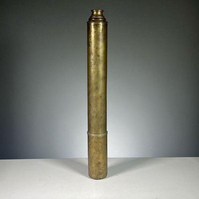 EARLY BRASS TELESCOPE | Engraved 