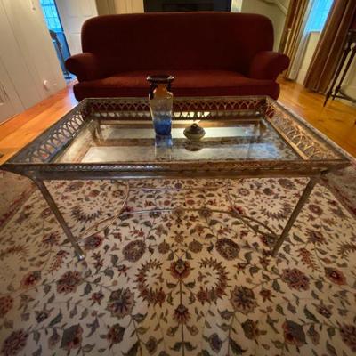 glass top coffee table is 40