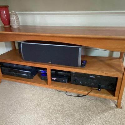 Stereo cabinet is 58