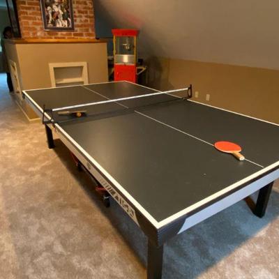 Ping pong table is 5' by 9'