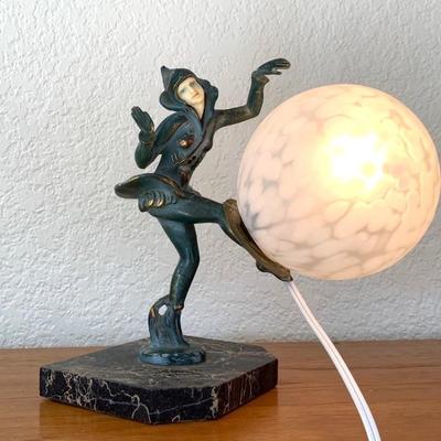 Gerda Gerdago Art Deco Harlequin Lamp