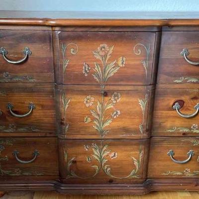 Beautiful Hand painted Dresser