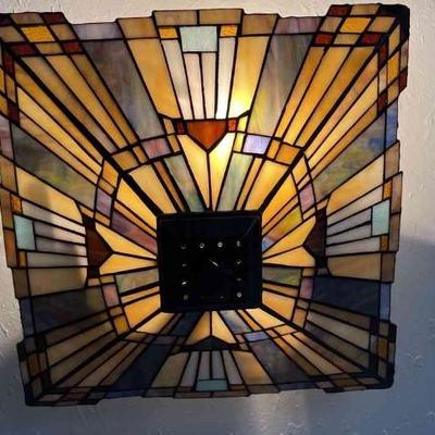 Stained Glass light fixture 