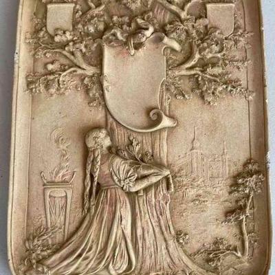 Signed Wall Plaque Art * International Expositions