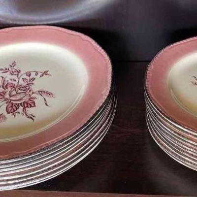Wood & Sons made in England Plates and Salad plates