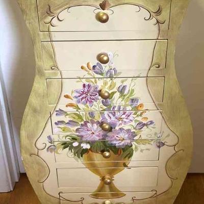 Hand Painted Cabinet