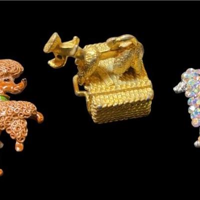 I love Poodles Pins