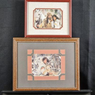 Set of Two Small Framed Prints by Maija - 11