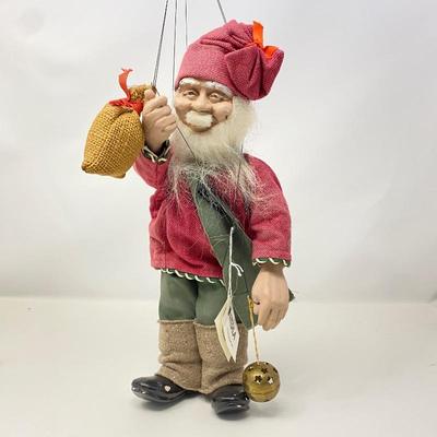 Lot #109  - Handmade German Santa Marionette 