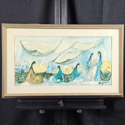  Lithographic Reproduction of DeGrazia's 