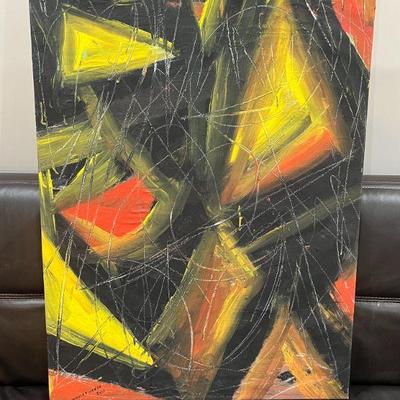 Signed Abstract Art