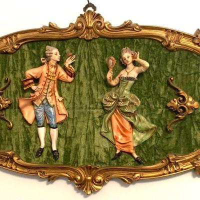 Italian 3 D Plaque