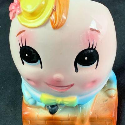 Humpty Dumpty Head Vase/ Planter