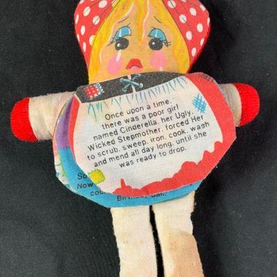 Dan Dee Flip A Face Cinderella Book Doll
