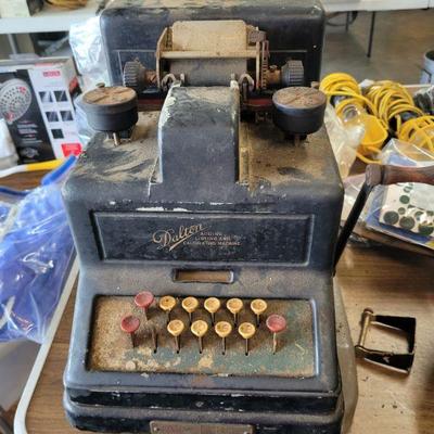 Very old adding machine needs some tlc
