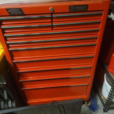 Tool box with some tools inside