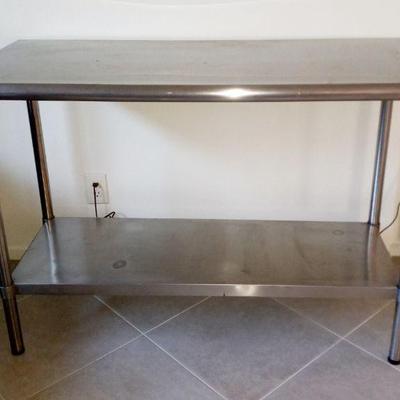 Stainless steel kitchen work  table