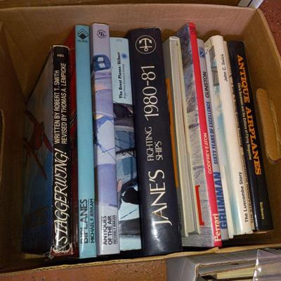 Books on boats and planes