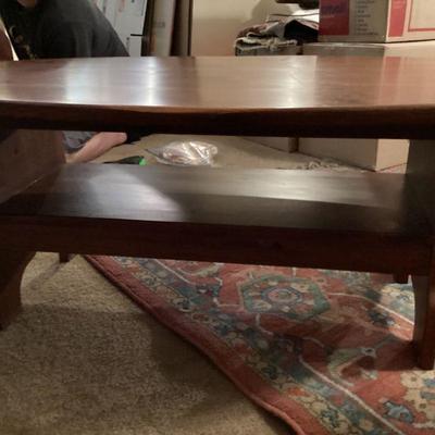 Ethan Allen Pine Coffee Table
48 in wide
24 1/2 in. deep
18 in tall
$80.00