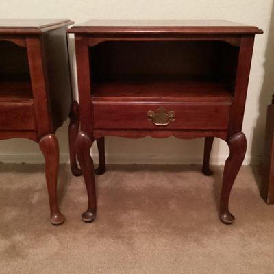 Two Antique Staton Cherry night stands
22 in. wide
16 in. deep

