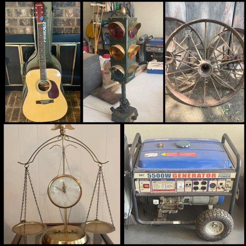 Incredible Colleyville Estate Sale! Yard Art, Rustics, Tools