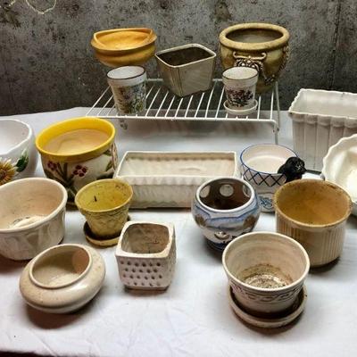 Pottery Planters - McCoy, California, etc