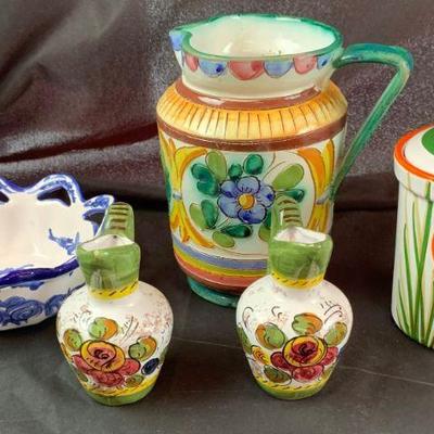 Pottery from Italy & Portugal