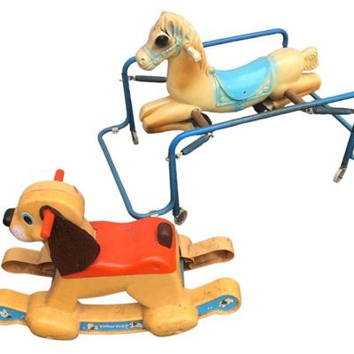 Vintage kids  Wonder Horse/ Fisher Price Rocking dog
