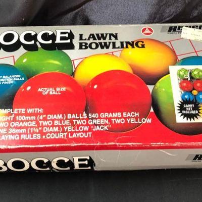 Bocce Lawn Bowling Set