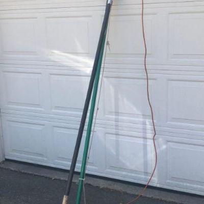 2 long tree trimmers