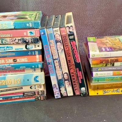 Movie DVDs Xbox games & more
