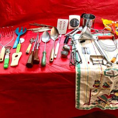 Vintage Kitchen Utensils etc