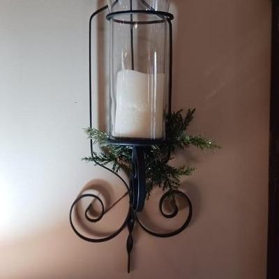 Wr. iron sconces