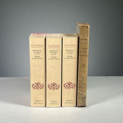 (4PC) CUISINE BOURGEOISE - FRENCH LANGUAGE COOKBOOKS | Includes: La Nouvelle Cuisiniere Bourgeoise (1900) 3 Copies of La Cuisiniere...
