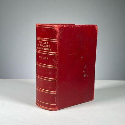 PRACTICAL GASTRONOMY, 3RD ED. | Practical Gastronomy by C. H. Senn, 1895, 3rd edition, rebound in red leather binding with title 