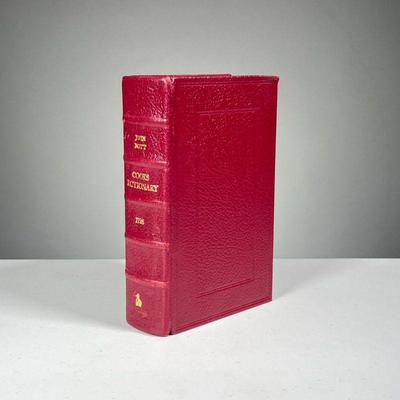 JOHN NOTT COOKS DICTIONARY | 1980 facsimile edition, no. 90/200 copies, pub. The Scolar Press, Ilkey, in red full leather binding with...