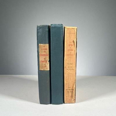 (3PC) LE LIVRE DE CUISINE | Le Livre de Cuisine de l'Ouest-Eclair, including a paperback copy with no date [front cover detached] and two...