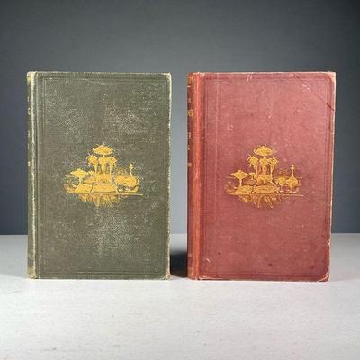 (2PC) PRACTICAL COOKING & DINNER GIVING | Two copies of Practical Cooking and Dinner Giving by Mrs. Mary F. Henderson, pub. 1880, one in...