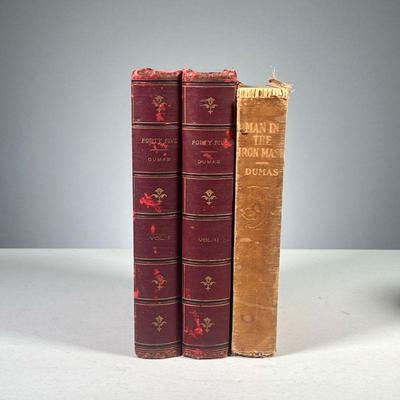 (3PC) ALEXANDER DUMAS | Including: The Forty-Five by Alexandre Dumas, n.d., Library Edition in two volumes, New York The Man in the Iron...