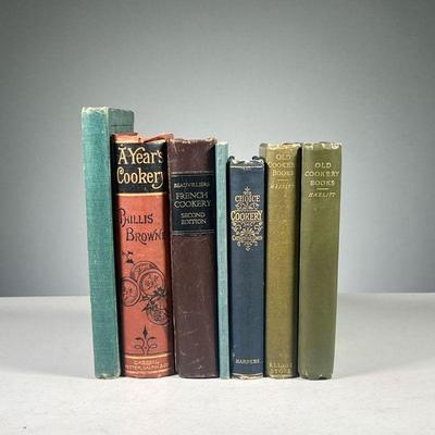 (7PC) ENGLISH & OTHER COOKBOOKS | 19th and 20th century English and American cookbooks, including: The Art of French Cookery by A. B....
