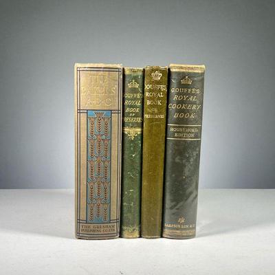 (4PC) GOUFFE & OTHER COOK BOOKS | Including: The Cookery Book (Le Livre de Cuisine) by Jules Gouffe, 1869, New Edition, London Two...